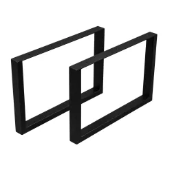 Niskie nogi stalowe pod stolik 1szt. industrialne / loft